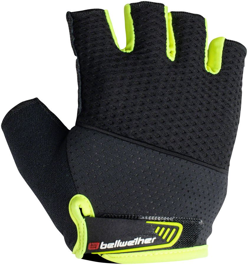 Bellwether Gel Supreme Gloves - Hi-Vis Yellow, Short Finger, Men&#39;s, 2X-Large
