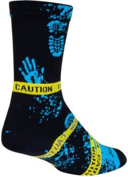 SockGuy Luminol Crew Sock - 6&quot;, Small/Medium