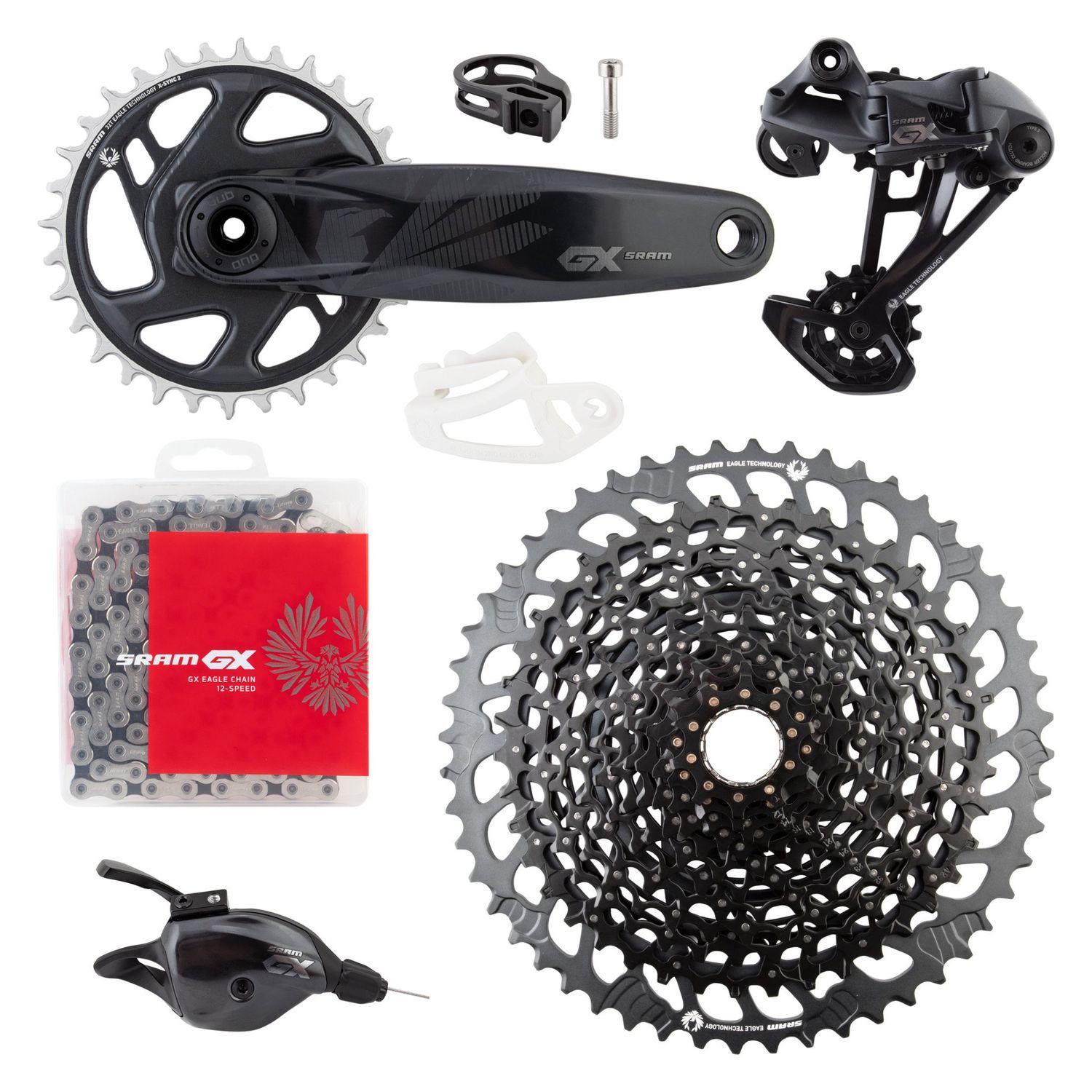 SRAM GX Eagle Groupset - 175mm Boost Crankset, 32t, DUB, Trigger Shifter, Rear Derailleur, 12-Speed 10-52t Cassette and 12-Speed Chain