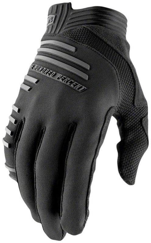 100% R-Core Gloves - Black, Full Finger, Men&#39;s, 2X-Large