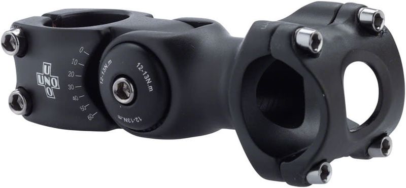 Kalloy 820 Stem - 95mm, 31.8 Clamp, Adjustable, 1 1/8&quot;, Aluminum, Black
