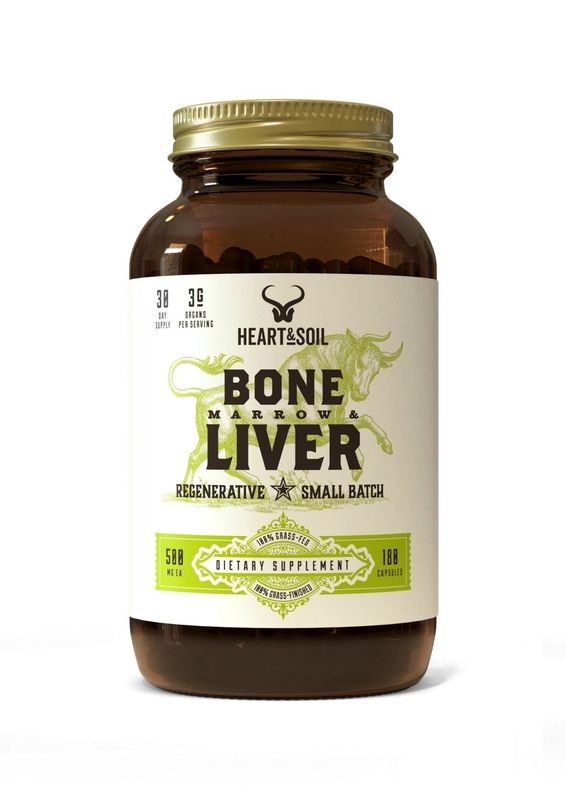 Bone Marrow &amp; Liver - 180 caps (Heart &amp; Soil)