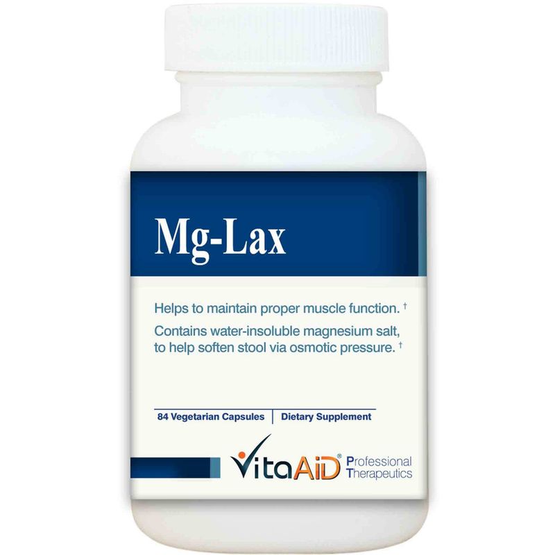 Mg-Lax: Gentle Stool Softener, 84 caps (VitaAid)
