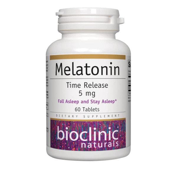 Melatonin Time Release, 5mg, 60 Tablets (Bioclinic Naturals)