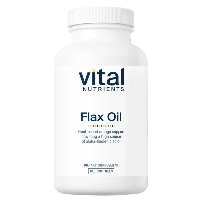 Flax Oil, 100 sgels (Vital Nutrients)