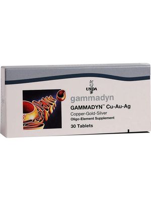 Gammadyn Cu-Au-Ag, 30 Tablets (Unda)