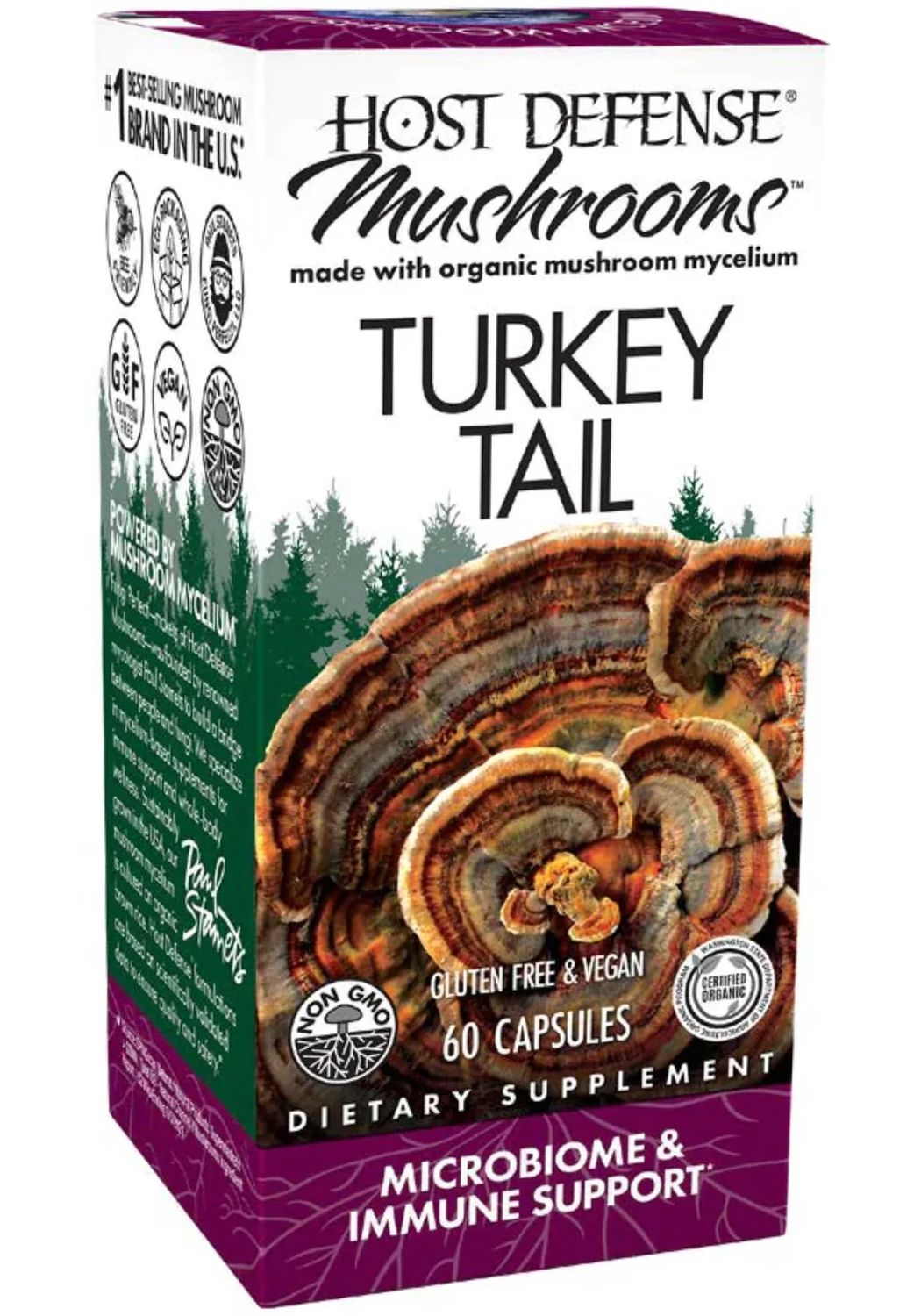 Turkey Tail, 60 caps (Host Defense)