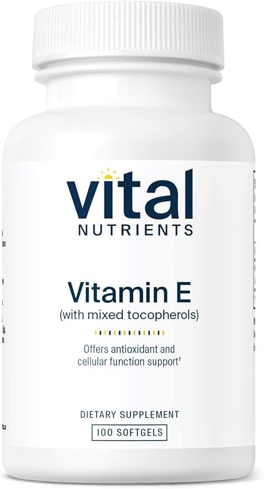 Vitamin E, 400 IU, 100 sgels (Vital Nutrients)
