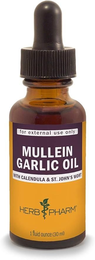 Mullein Garlic Oil, 1oz, (Herb Pharm)