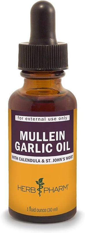 Mullein Garlic Oil, 1oz, (Herb Pharm)