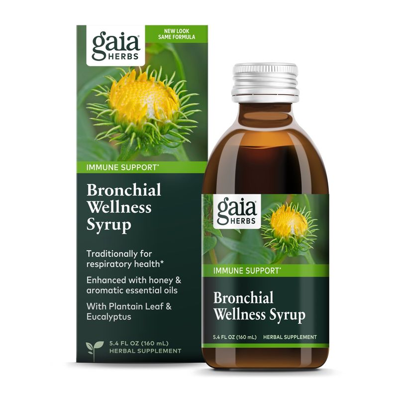 Bronchial Wellness Herbal Syrup (Gaia) 5.4oz