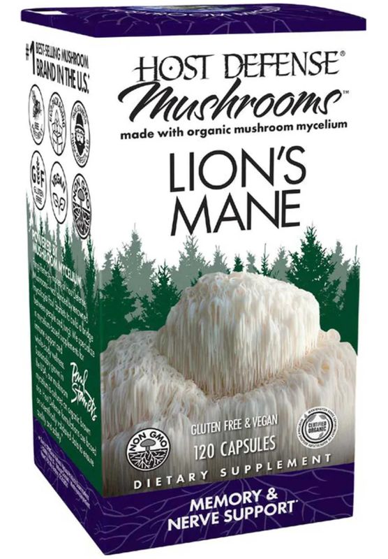 Lion’s Mane, 120 caps (Host Defense)