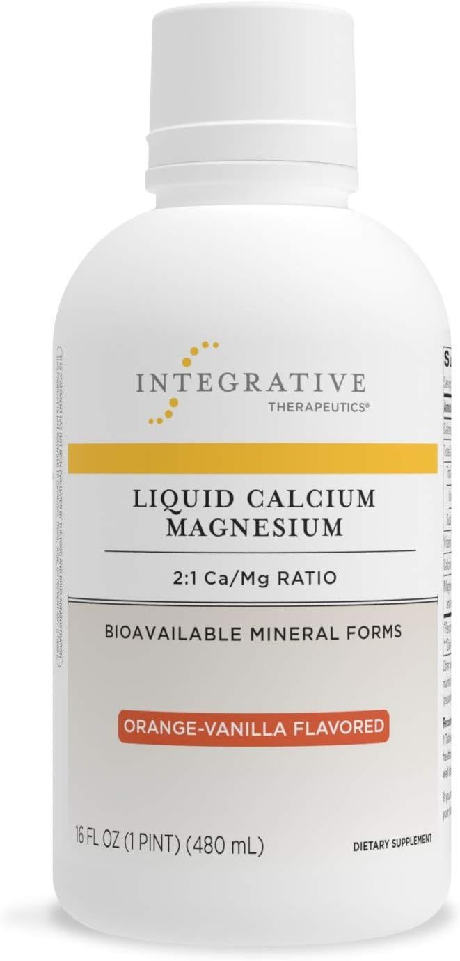 Liquid Calcium/Magnesium, Orange/Vanilla, 16 oz (Integrative Therapeutics)