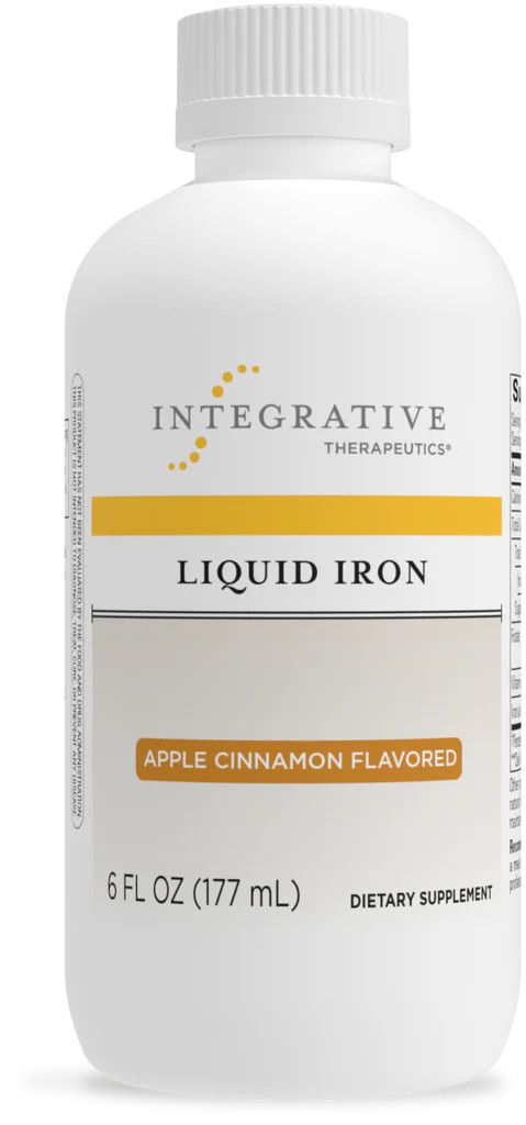 Liquid Iron, Apple Cinnamon, 6oz (Integrated Therapeutics)