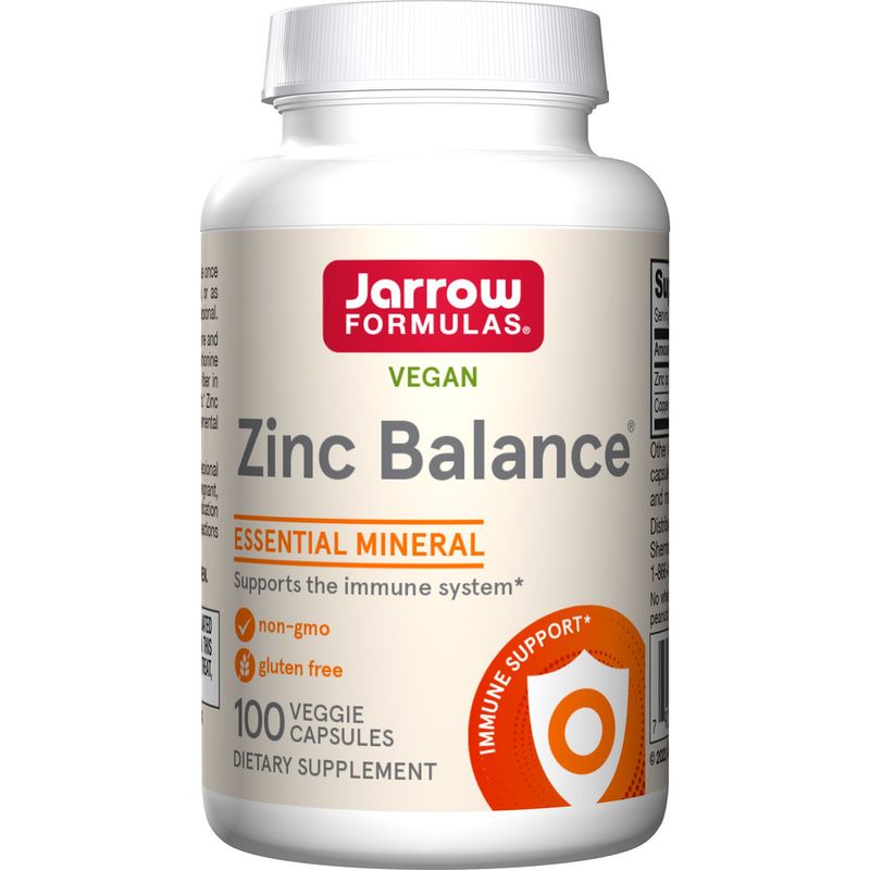 S/O Zinc Balance, 15mg, 100caps (Jarrow Formulas)