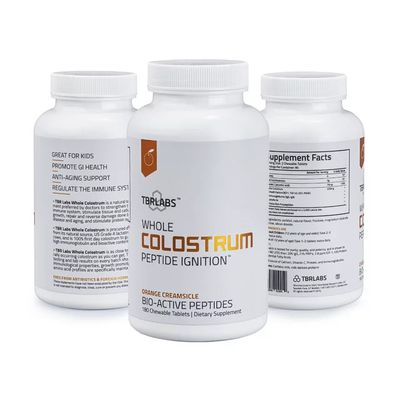 Colostrum, Orange Creamsicle Chews, 180 tablets (TBR Labs)