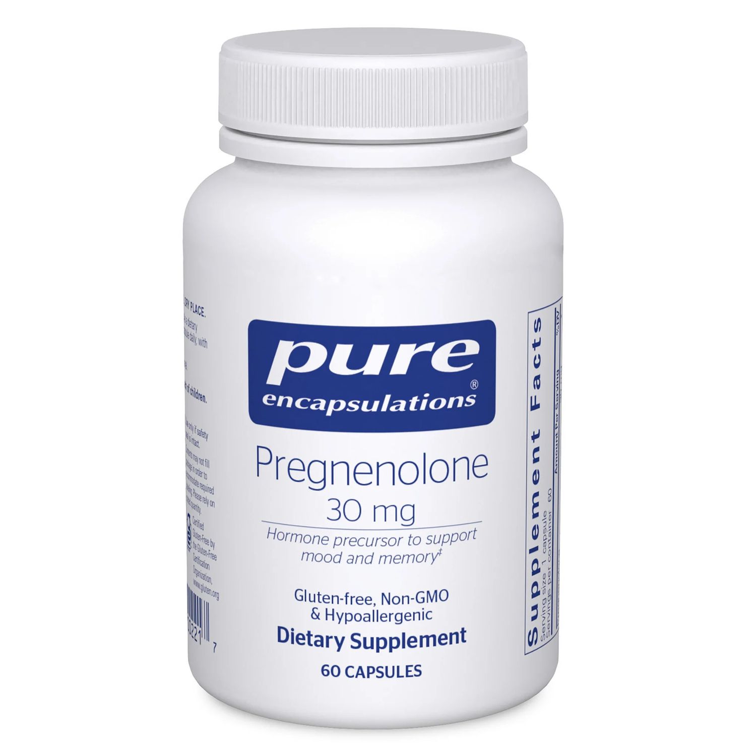 Pregnenolone 30mg, 60caps (Pure)