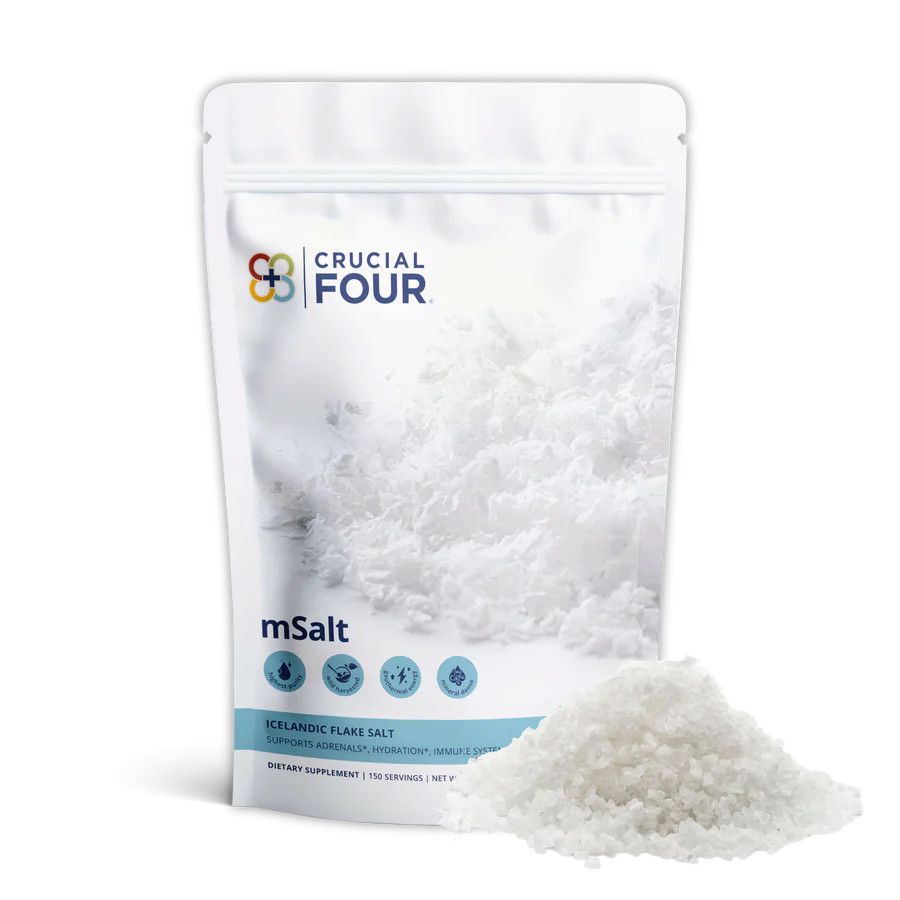 mMinerals (Polar White Sea Salt) 4oz, (Crucial Four)