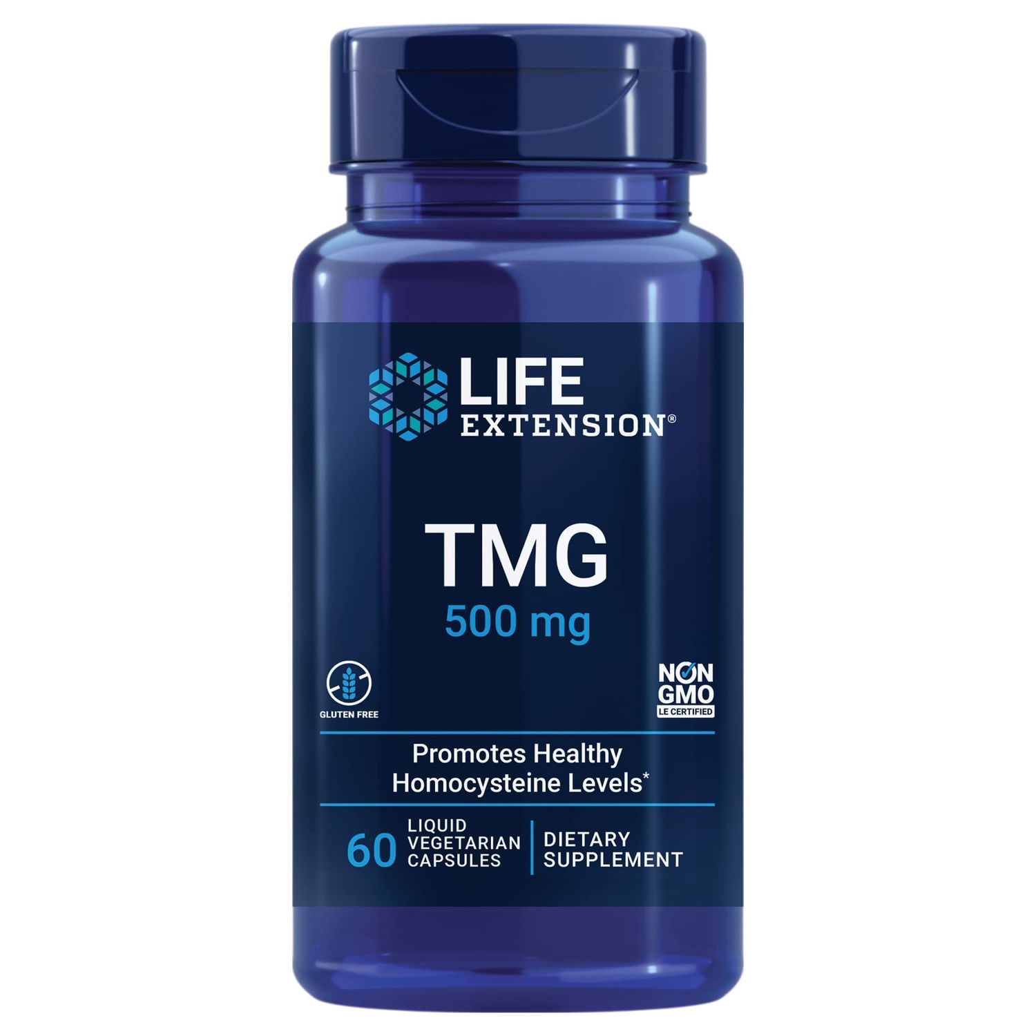TMG, 500mg, 60caps (Life Extension)