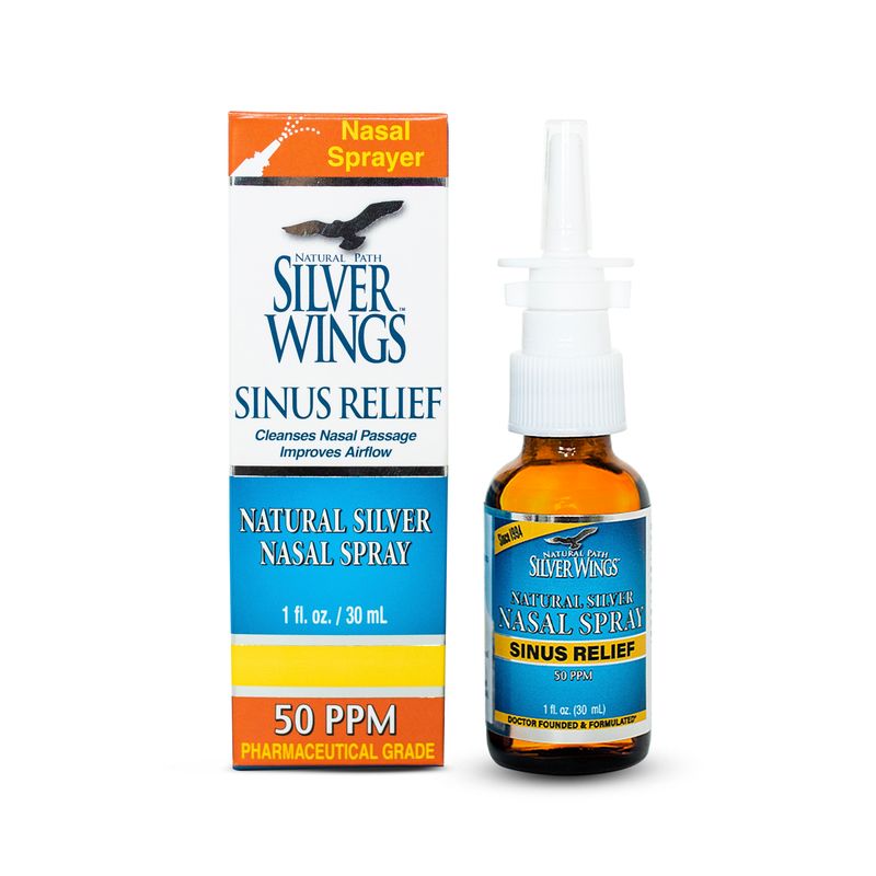 Colloidal Silver, 50ppm, 1oz sinus relief  (Natural Path)