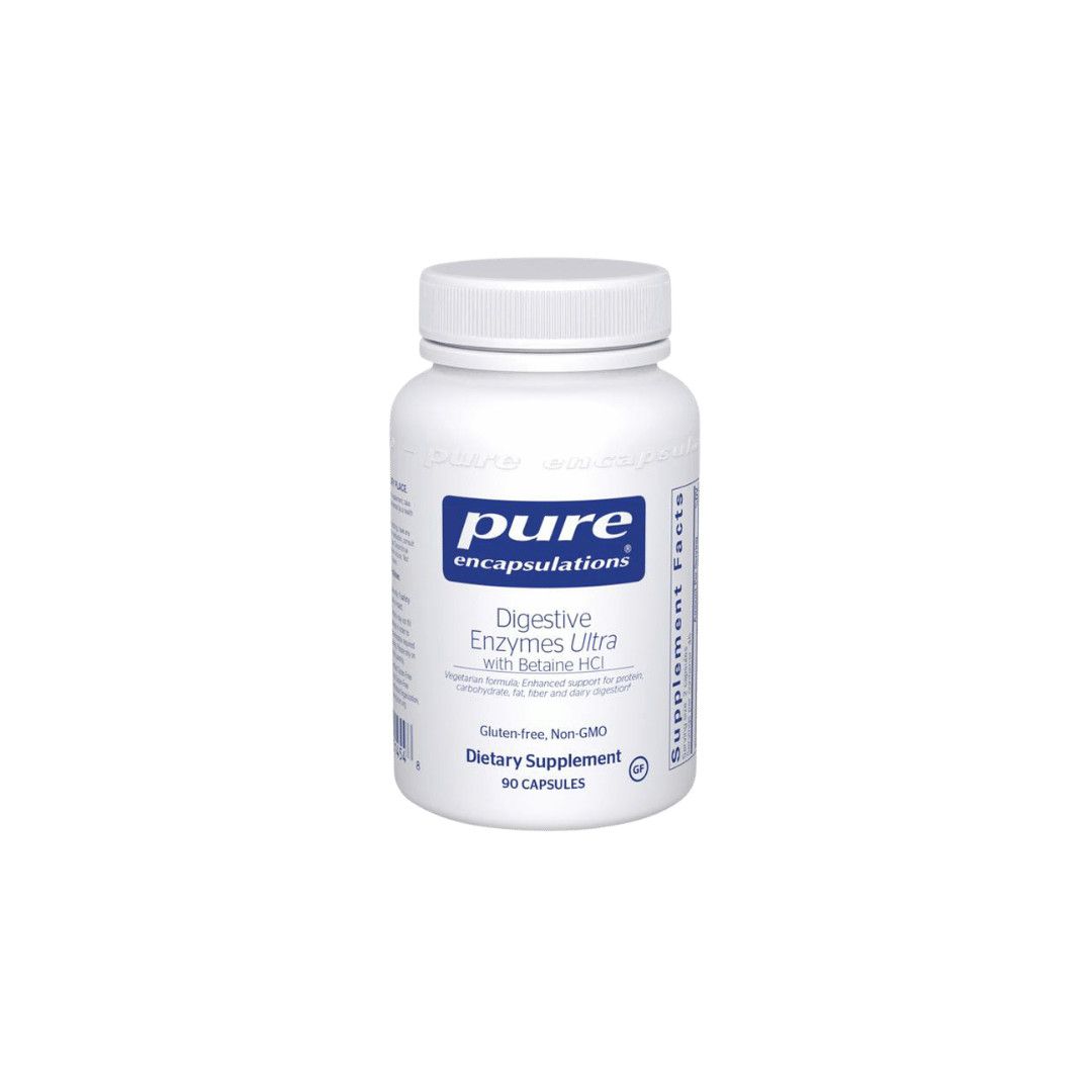 Digestive Enzymes Ultra w/Betaine HCL, 90 caps (Pure)