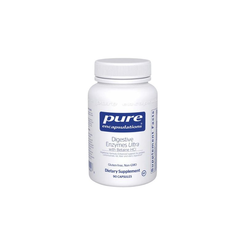 Digestive Enzymes Ultra w/Betaine HCL, 90 caps (Pure)