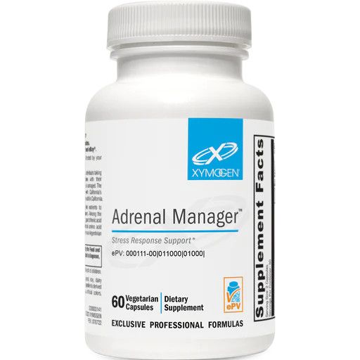 Adrenal Manager (Xymogen), Size: 60 Capsules