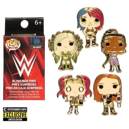 WWE Women Superstars Pop! by Loungefly Enamel Pins