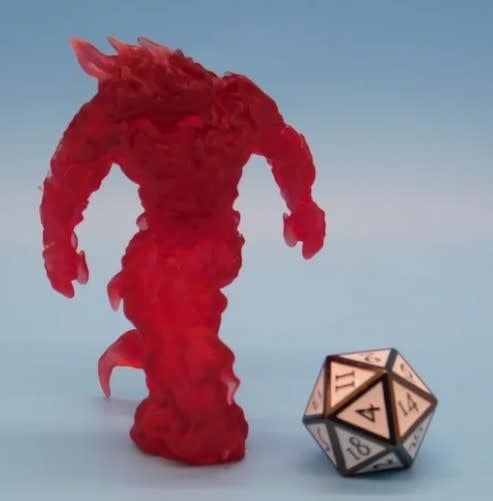 Dungeons &amp; Dragons - Figurines - Lesser Elemental - Fire