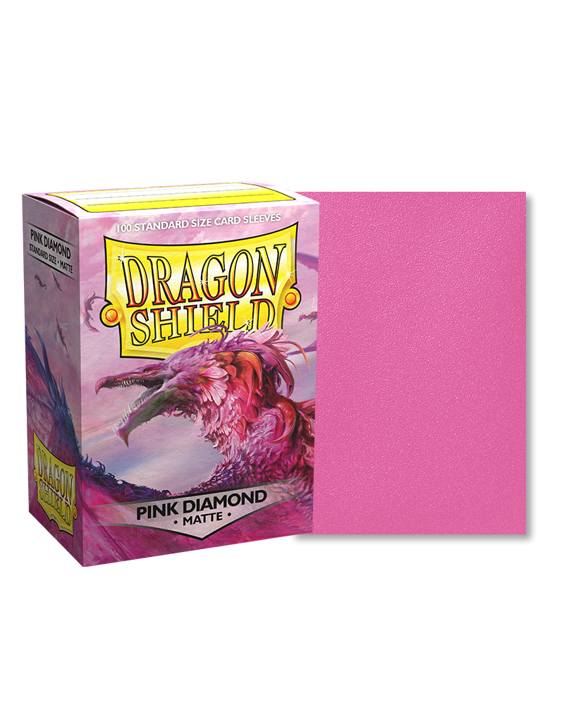Dragon Shield Sleeves: Matte Pink Diamond (100 ct.)