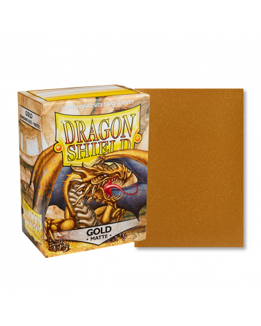 Dragon Shield Sleeves: Matte Gold (100 ct.)