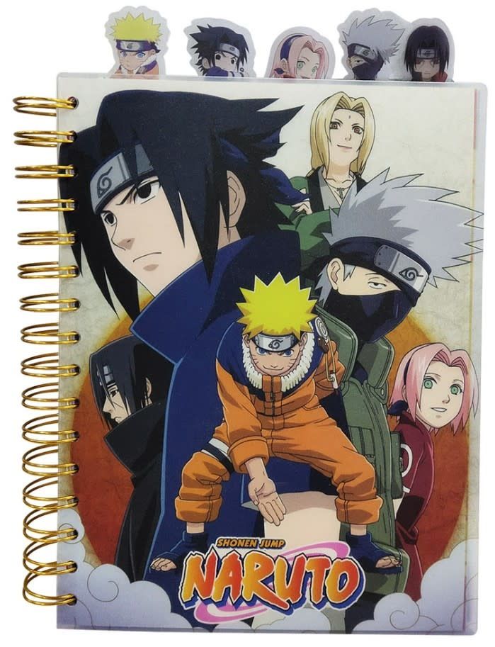 Naruto Tabbed Notebook