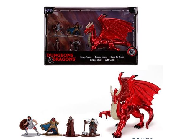 Dungeons &amp; Dragons Nano MetalFigs Deluxe 5-Pack
