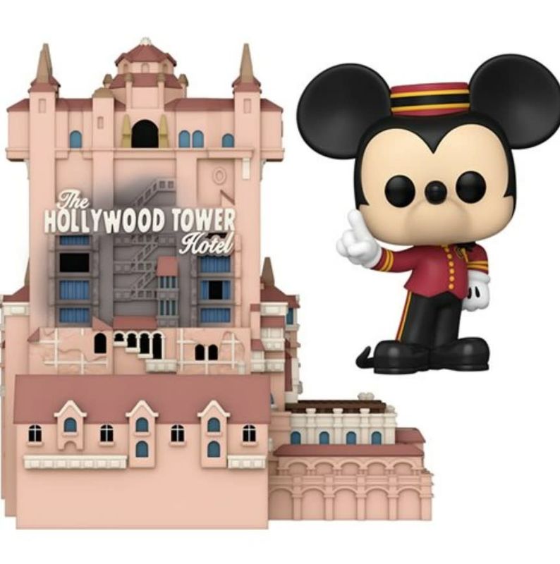 WDW 50th Tower of Terror with Mickey Mouse Pop! Town