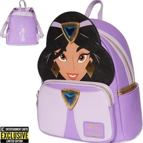 Aladdin Princess Jasmine Purple Outfit Cosplay Mini-Backpack - Entertainment Earth Exclusive