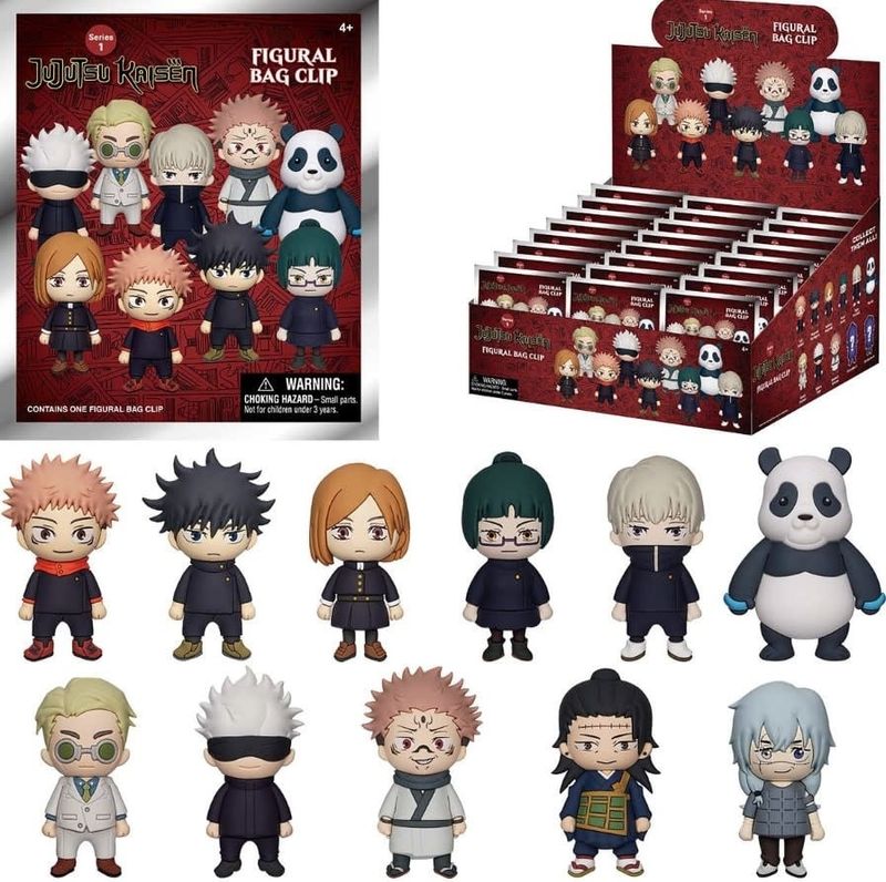 Jujutsu Kaisen 3D Foam Bag Clip