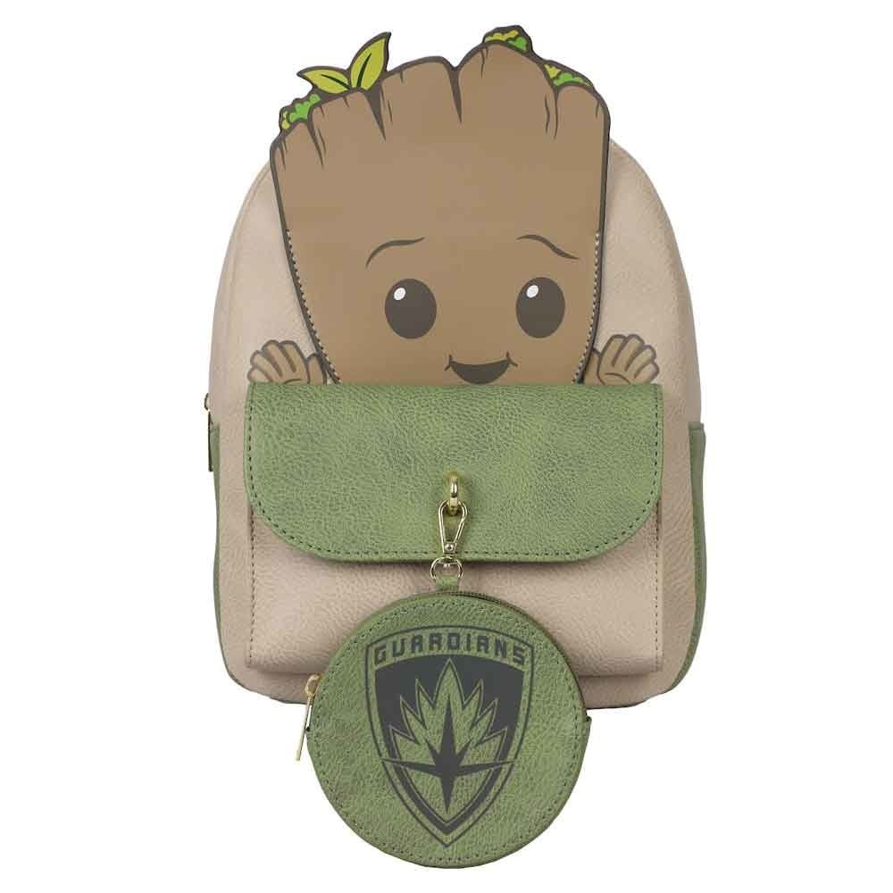 Marvel I am Groot Backpack and Coin purse