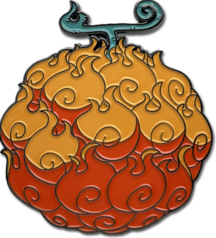 One Piece - Flame Flame Pin