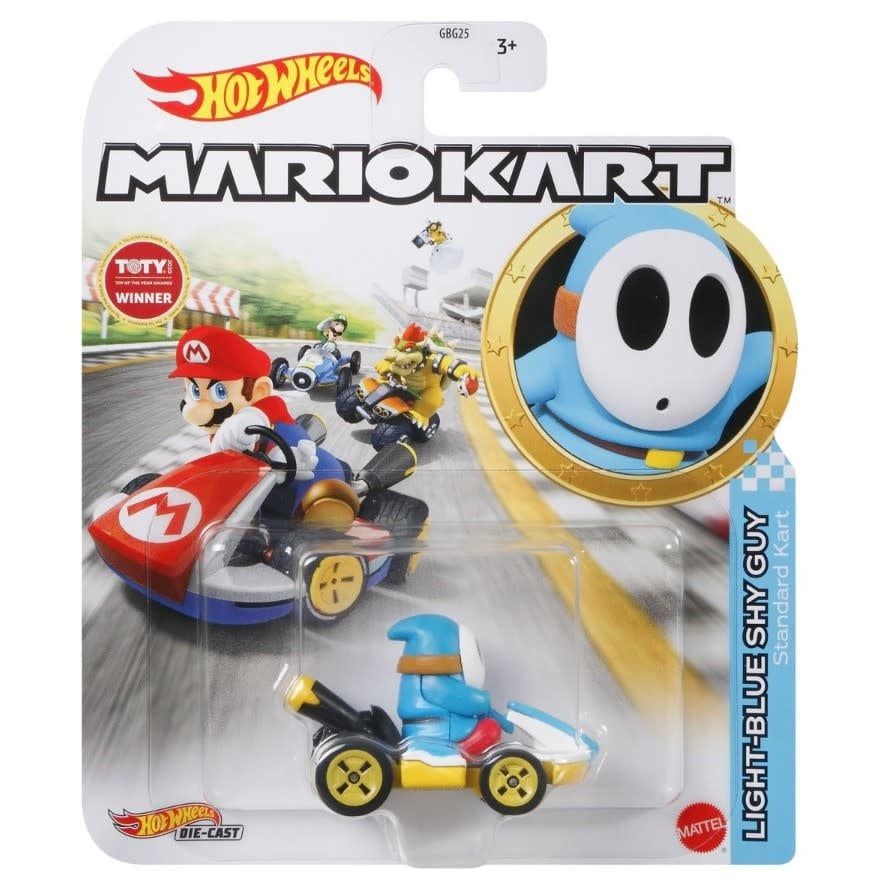 Mario Kart Hot Wheels - Light-Blue Shy Guy