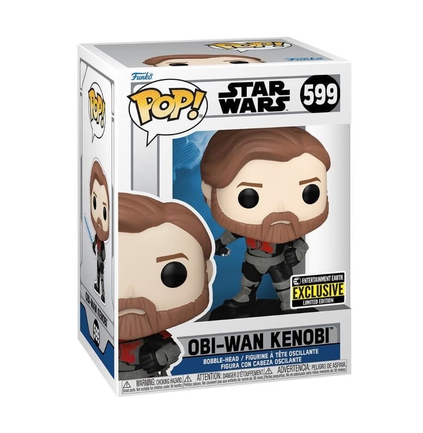 Star Wars: The Clone Wars - Obi-Wan Kenobi Mandalorian Armor Pop! Vinyl Figure EE Exclusive