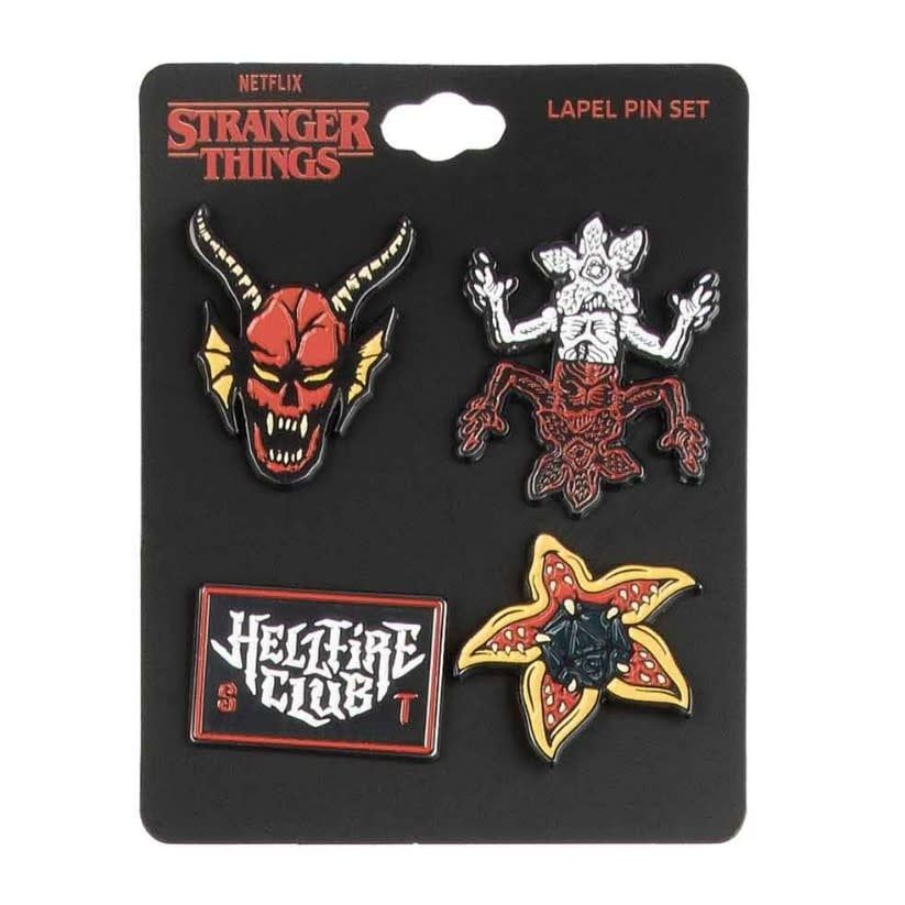 Stranger Things - Hellfire Club Lapel Pin Set