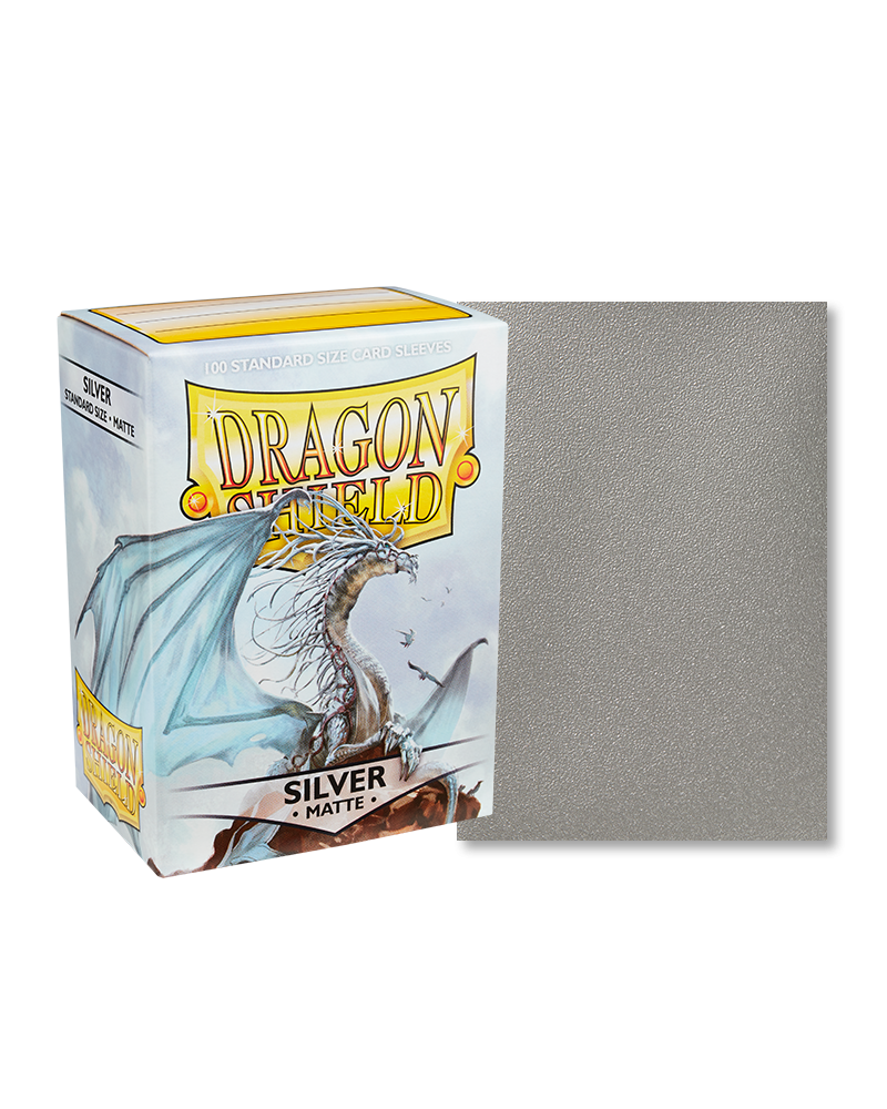 Dragon Shield Sleeves: Matte Silver (100 ct.)