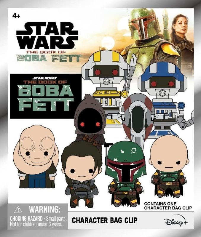 Star Wars Book of Boba Fett 3D Foam Bag Clip