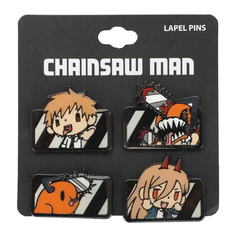 Chainsaw Man - Chibi Character Lapel Pin Set