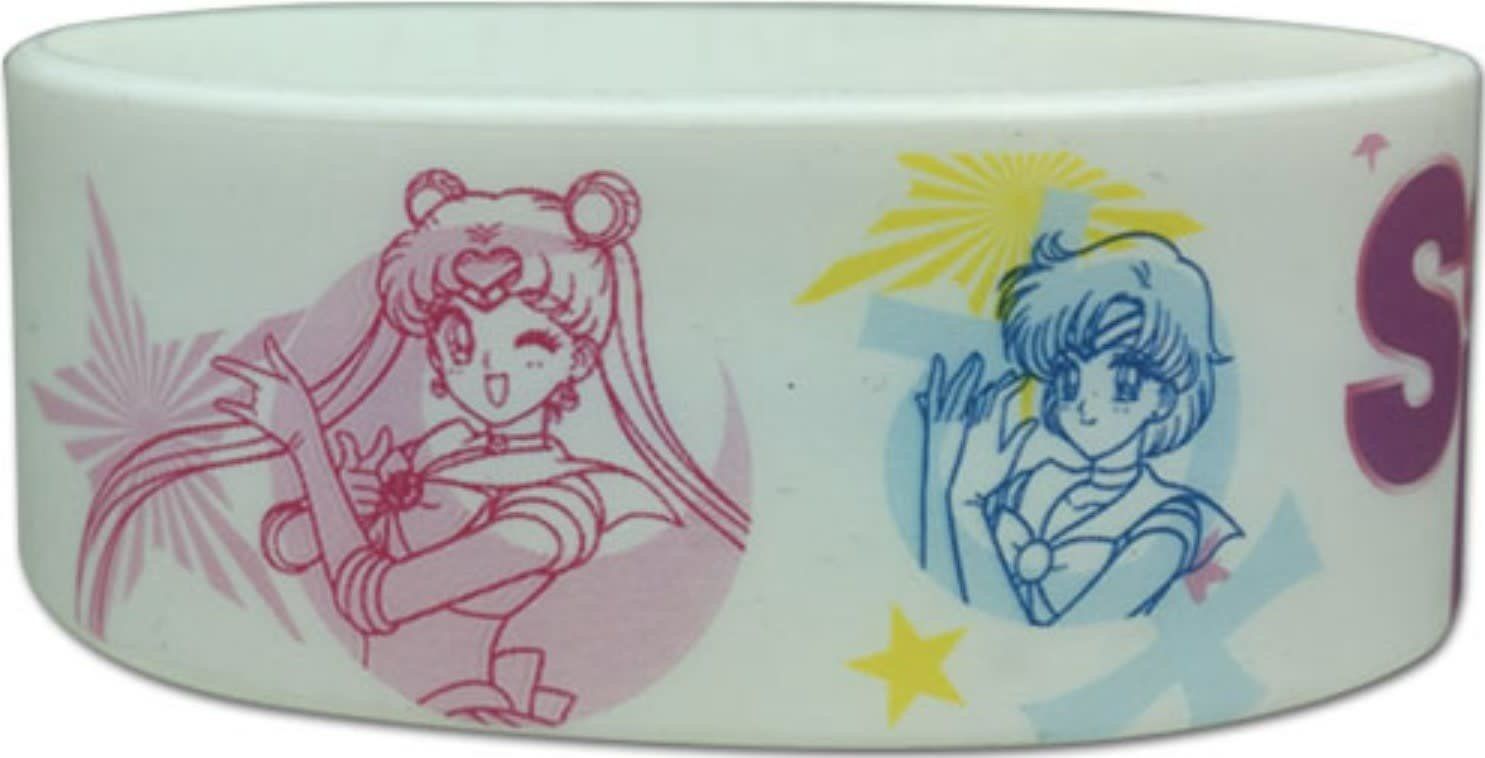 Sailor Moon - Group and Symbols  PVC Wristband