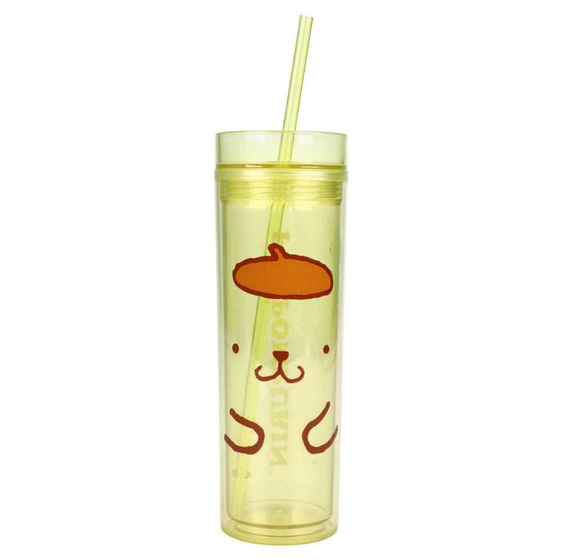 Sanrio - Pompompurin 16oz Plastic Travel Cup