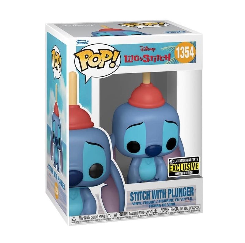Lilo &amp; Stitch - Stitch with Plunger Pop! - EE Exclusive 7923