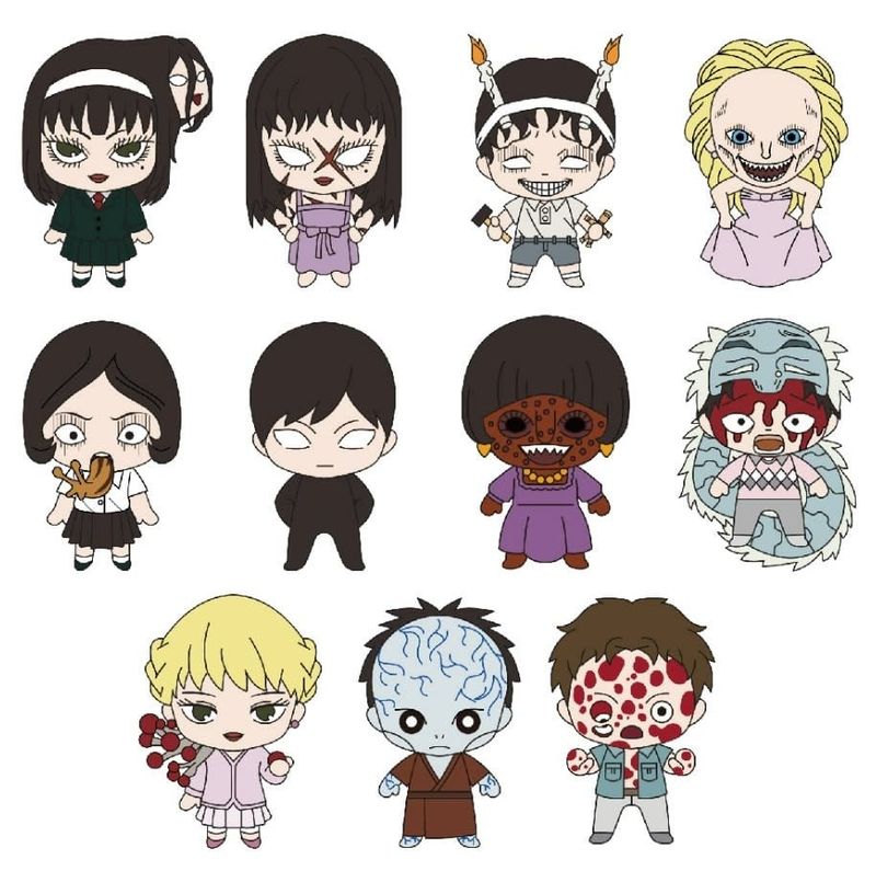 Junji ito Series 1 – 3D Foam Bag Clip
