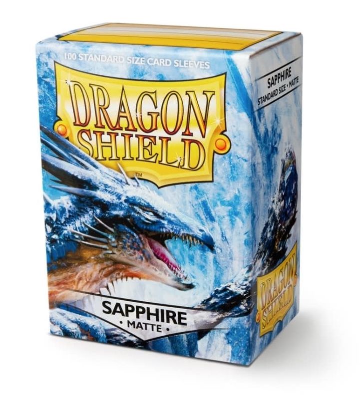 Dragon Shield Sleeves: Matte Sapphire (100 ct.)