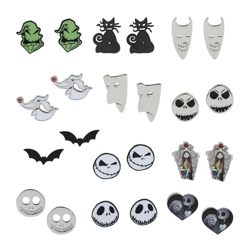 The Nightmare Before Christmas - 12-Pack Earring Set